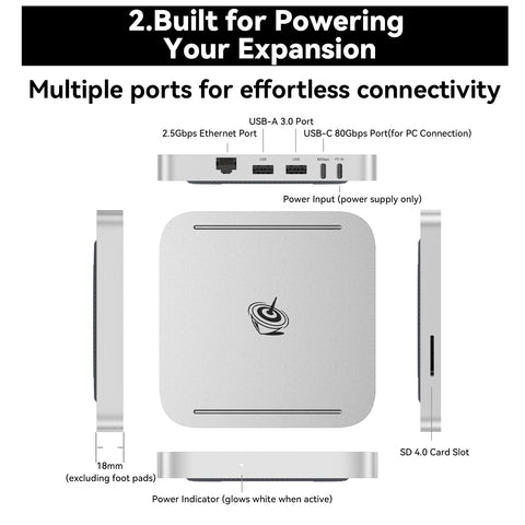 Beelink Mate SE 80Gbps Dock for SER8 and SER9 Pro