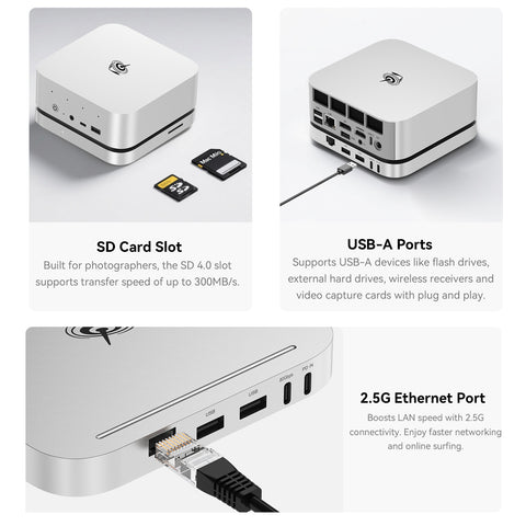 Beelink Mate SE 80Gbps Dock for SER8 and SER9 Pro