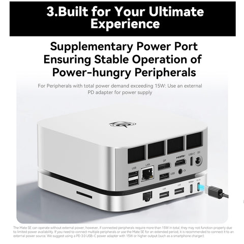 Beelink Mate SE 80Gbps Dock for SER8 and SER9 Pro