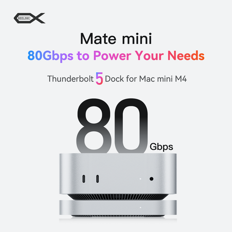 Beelink Mate mini 80Gbps Thunderbolt 5 Dock for Mac mini M4