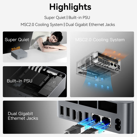 Beelink EQR6 AMD Ryzen 6600U/6800U/6900HX