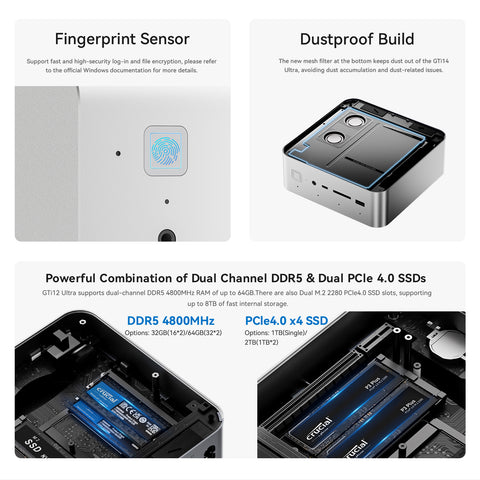 Beelink GTi Ultra Series & EX Pro Docking Station Bundle