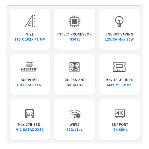 Beelink MINI S Intel Celeron N5095