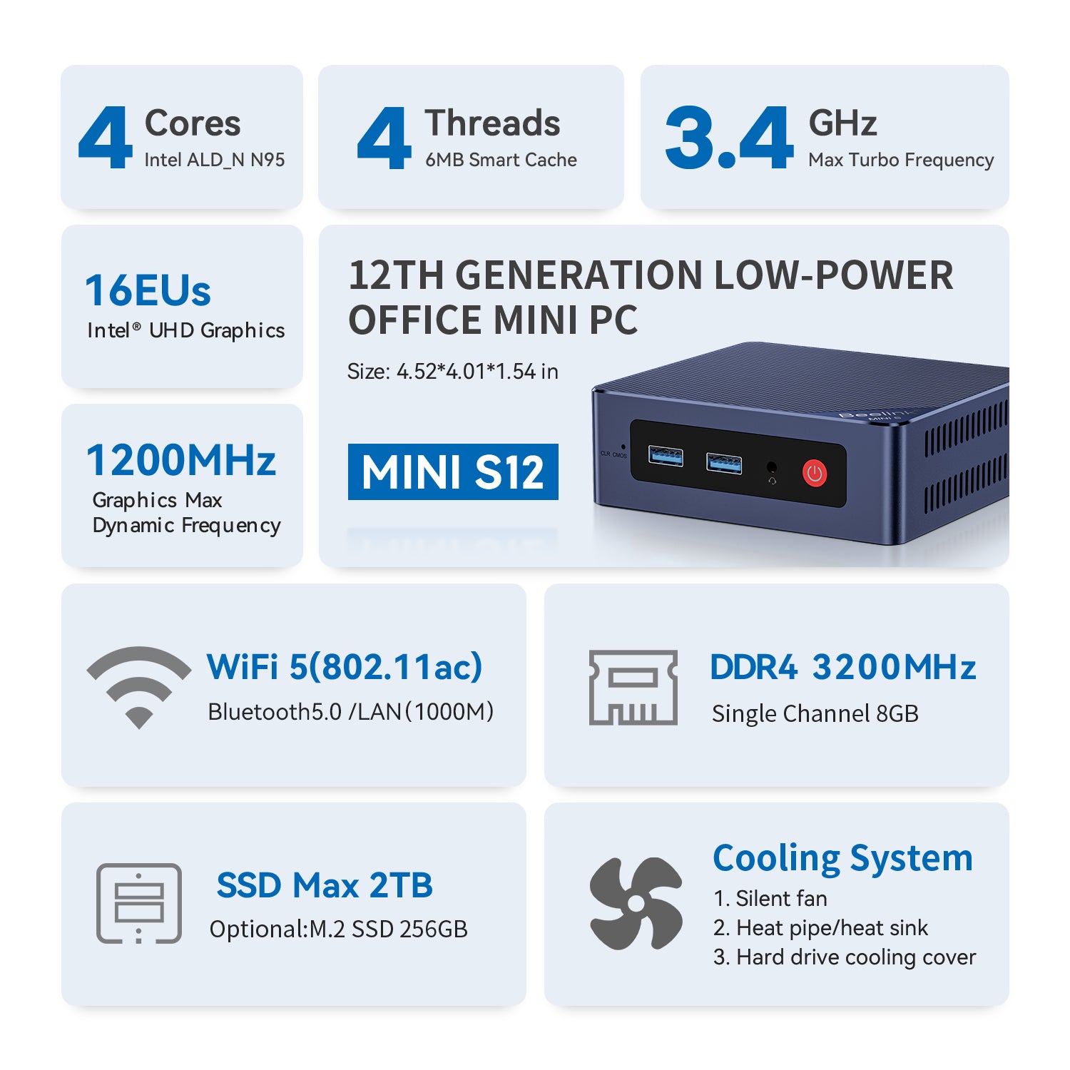 Beelink MINI S12 Intel® Alder Lake-N N95