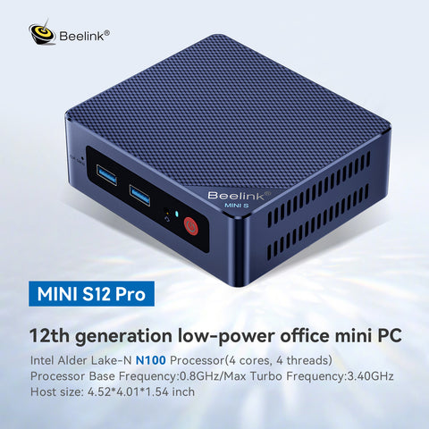 Beelink MINI S12 Pro Intel® Alder Lake N100