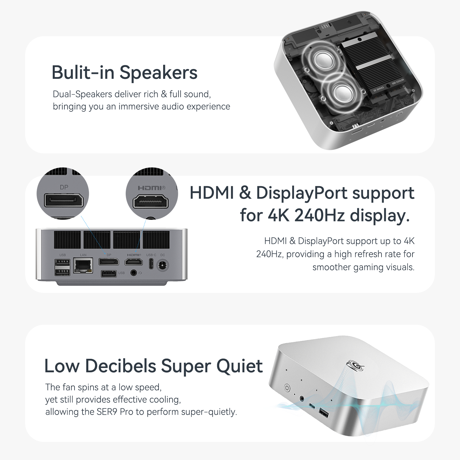 Beelink SER9 PRO AMD Pro Ryzen™ AI 9 HX 370