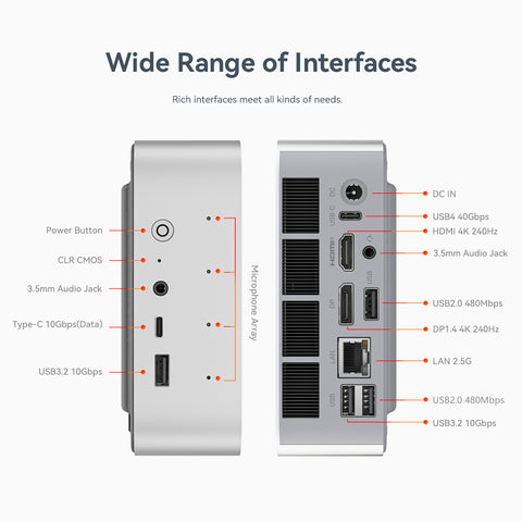 Beelink SER9 Pro & Mate SE Dock Bundle