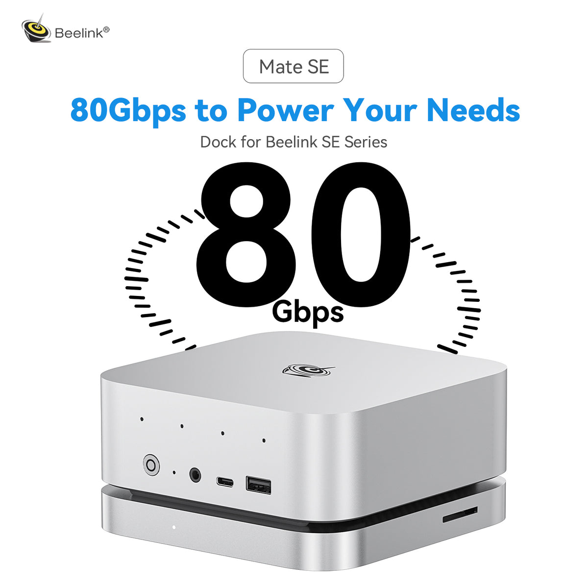 Base Beelink Mate SE de 80 Gbps para SER8, SER9 Pro/Max y SER10 Max