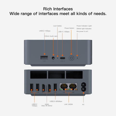 Beelink EQR5 AMD Ryzen™ 7 5825U/5650U