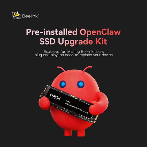 사전 설치된 OpenClaw SSD 업그레이드 키트