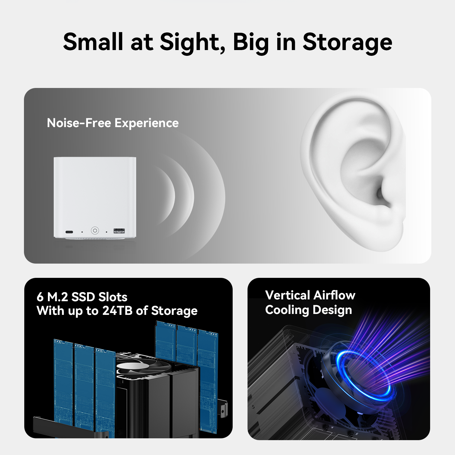 Beelink ME mini 6-slot Home Storage NAS Mini PC