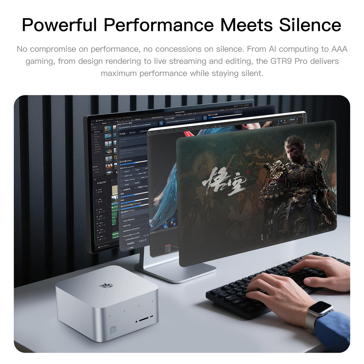 Procesador Beelink GTR9 Pro AMD Ryzen™ AI Max+ 395
