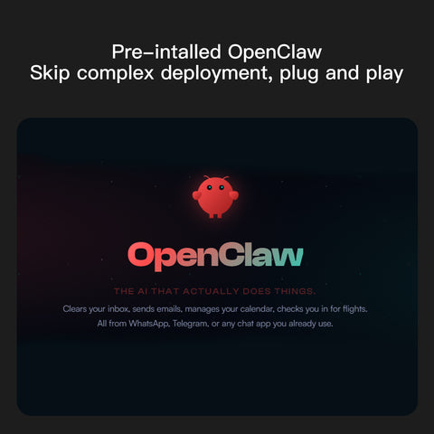 사전 설치된 OpenClaw SSD 업그레이드 키트
