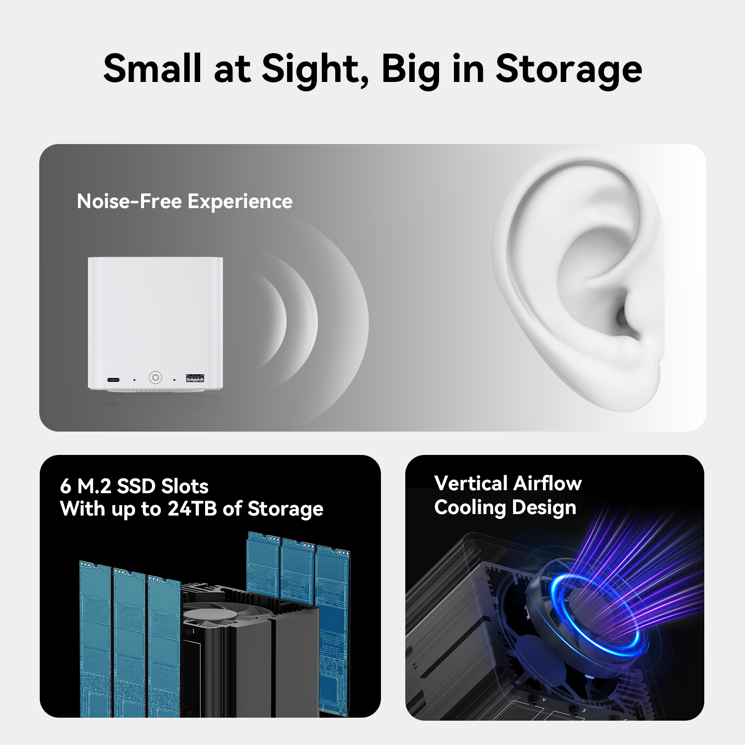 Beelink ME mini 6-slot Home Storage NAS Mini PC