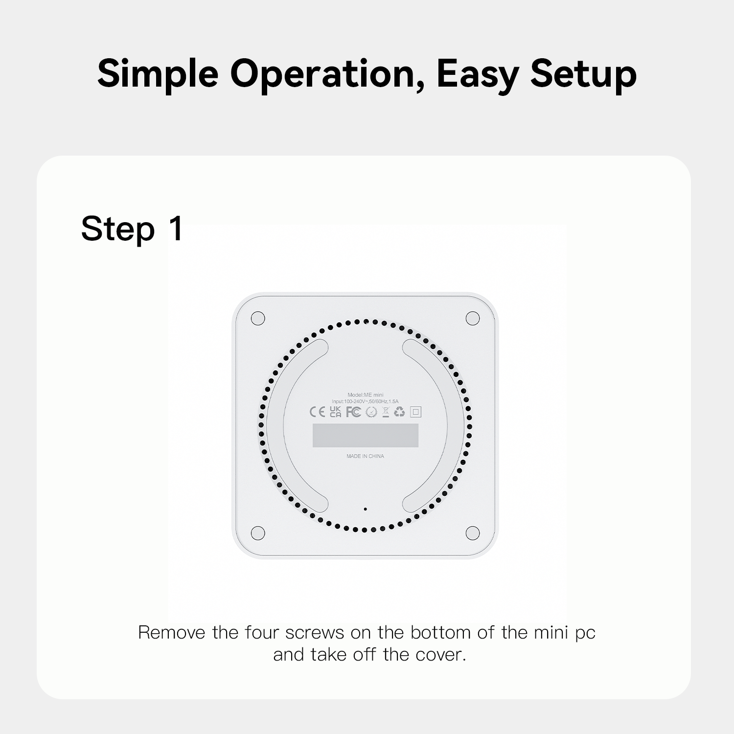 Beelink ME mini 6-slot Home Storage NAS Mini PC
