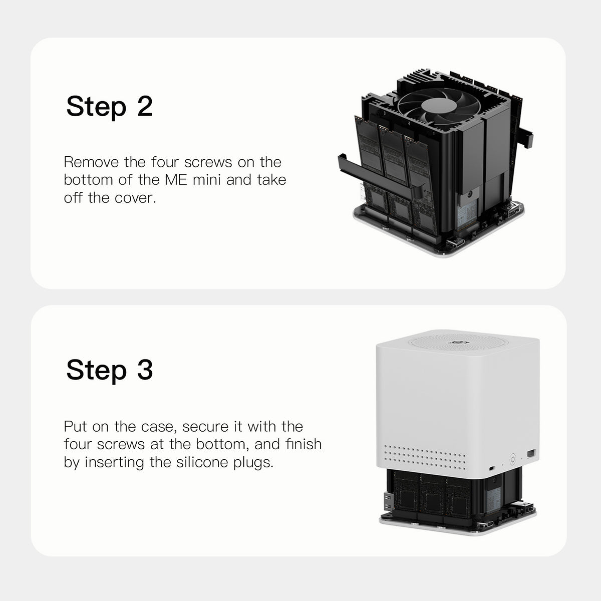Beelink ME mini Mini PC NAS de almacenamiento doméstico de 6 ranuras