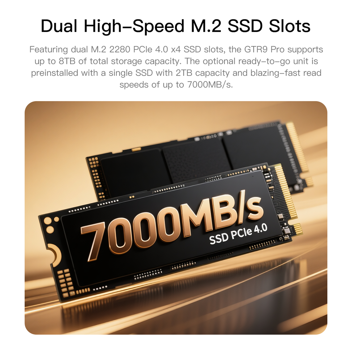 Procesador Beelink GTR9 Pro AMD Ryzen™ AI Max+ 395