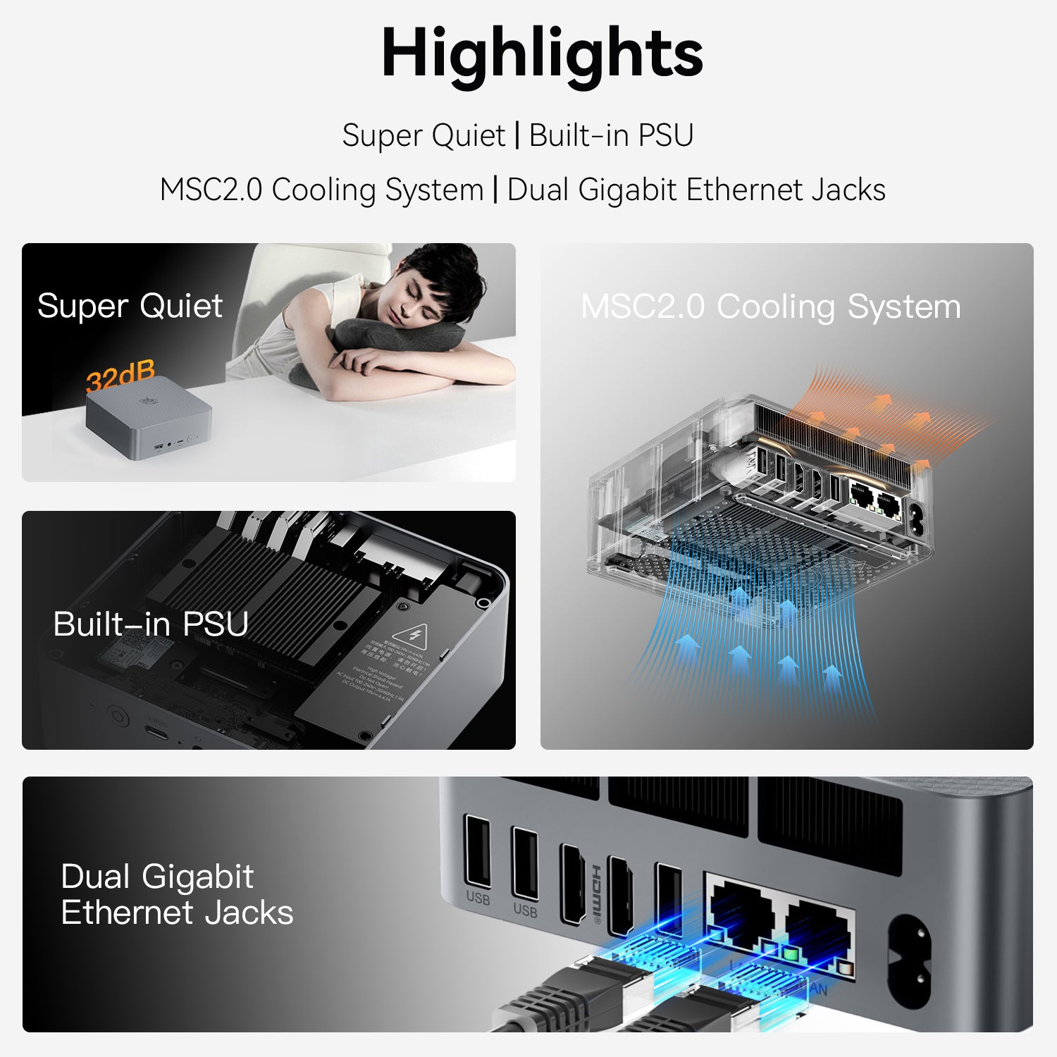 Beelink EQR6 AMD Ryzen 6600U/6800U/6900HX