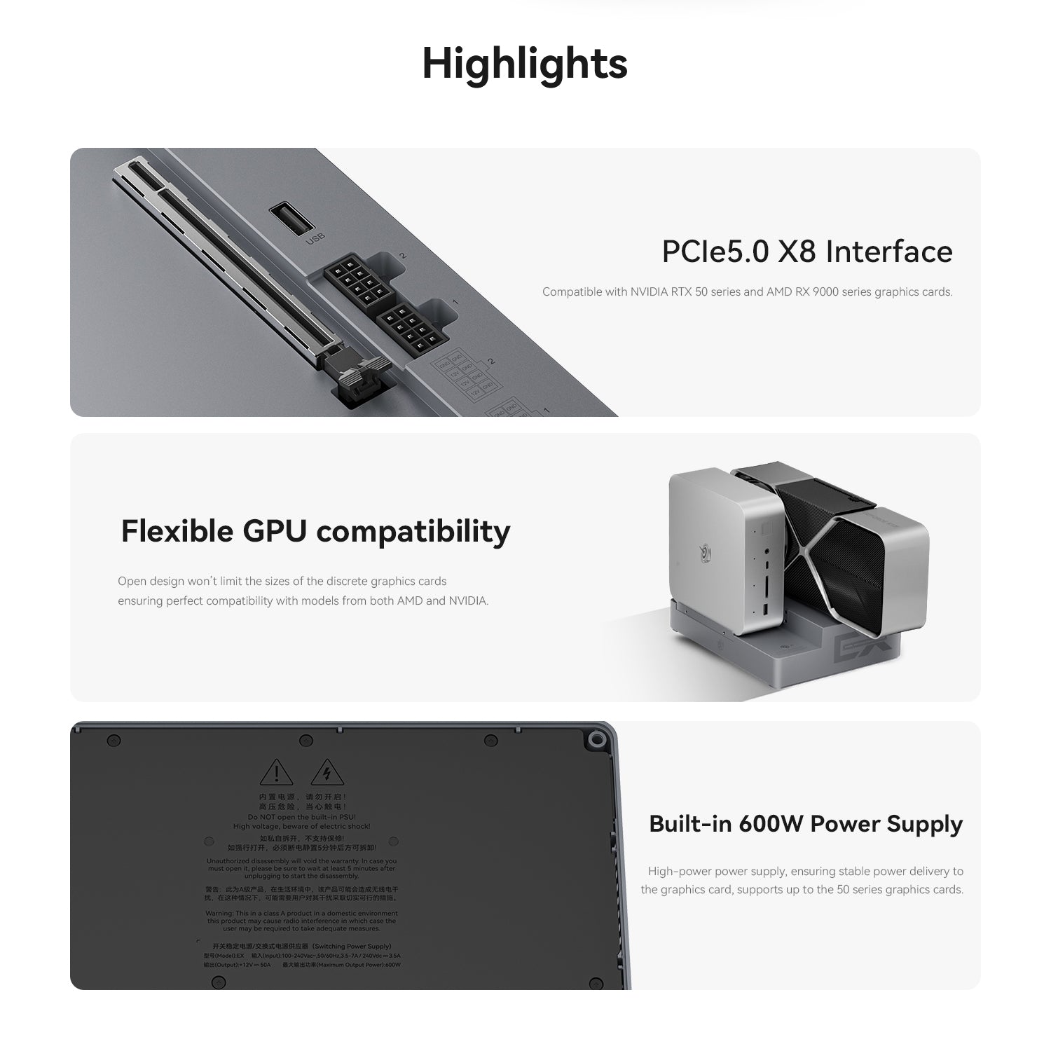 Beelink GTi Ultra Series & EX Pro Docking Station Bundle