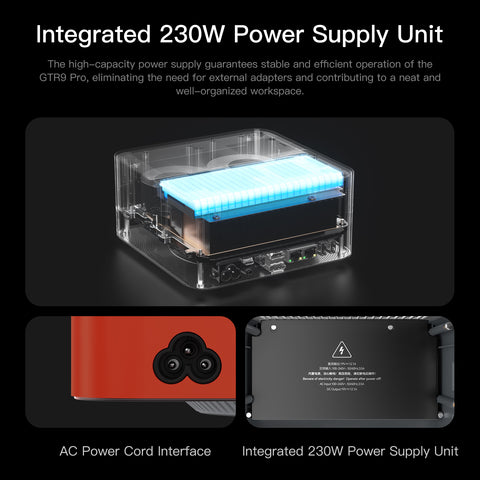 Beelink GTR9 Pro AMD Ryzen™ AI Max+ 395 Prozessor (OpenClaw & Local LLM vorinstalliert)
