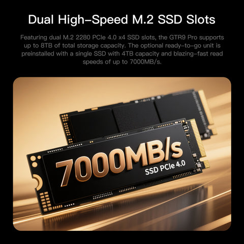 Beelink GTR9 Pro AMD Ryzen™ AI Max+ 395 Prozessor (OpenClaw & Local LLM vorinstalliert)