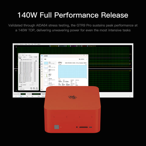 Beelink GTR9 Pro AMD Ryzen™ AI Max+ 395 Prozessor (OpenClaw & Local LLM vorinstalliert)