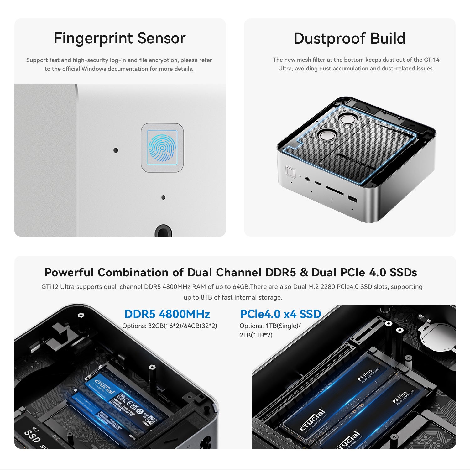 Beelink GTi Ultra Series & EX Pro Docking Station Bundle