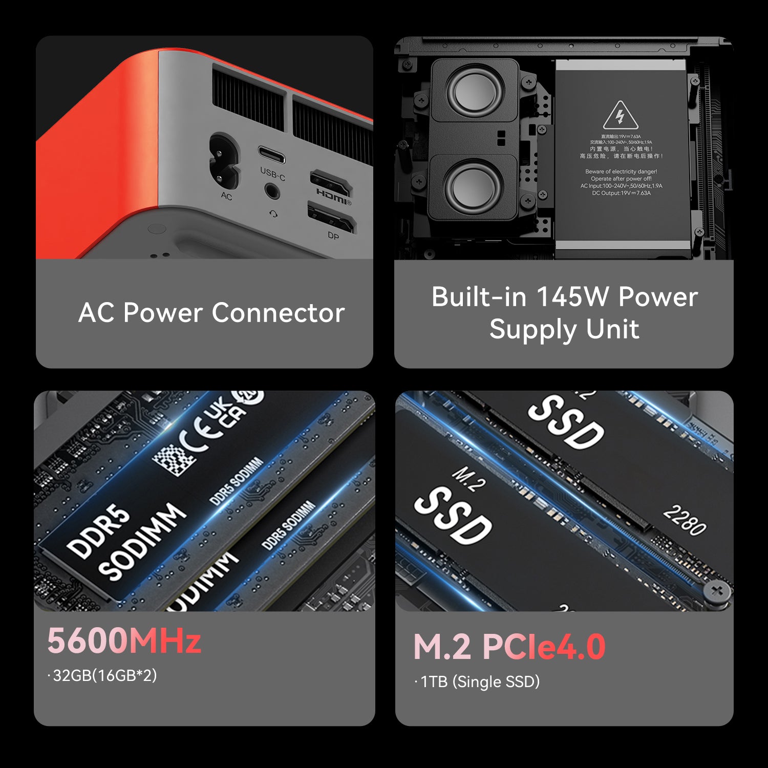 Beelink GTi14 Ultra AI PC Intel® Core™ UItra 9 185H (OpenClaw preinstalado)