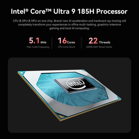 Beelink GTi14 Ultra AI PC Intel® Core™ UItra 9 185H (OpenClaw preinstalado)