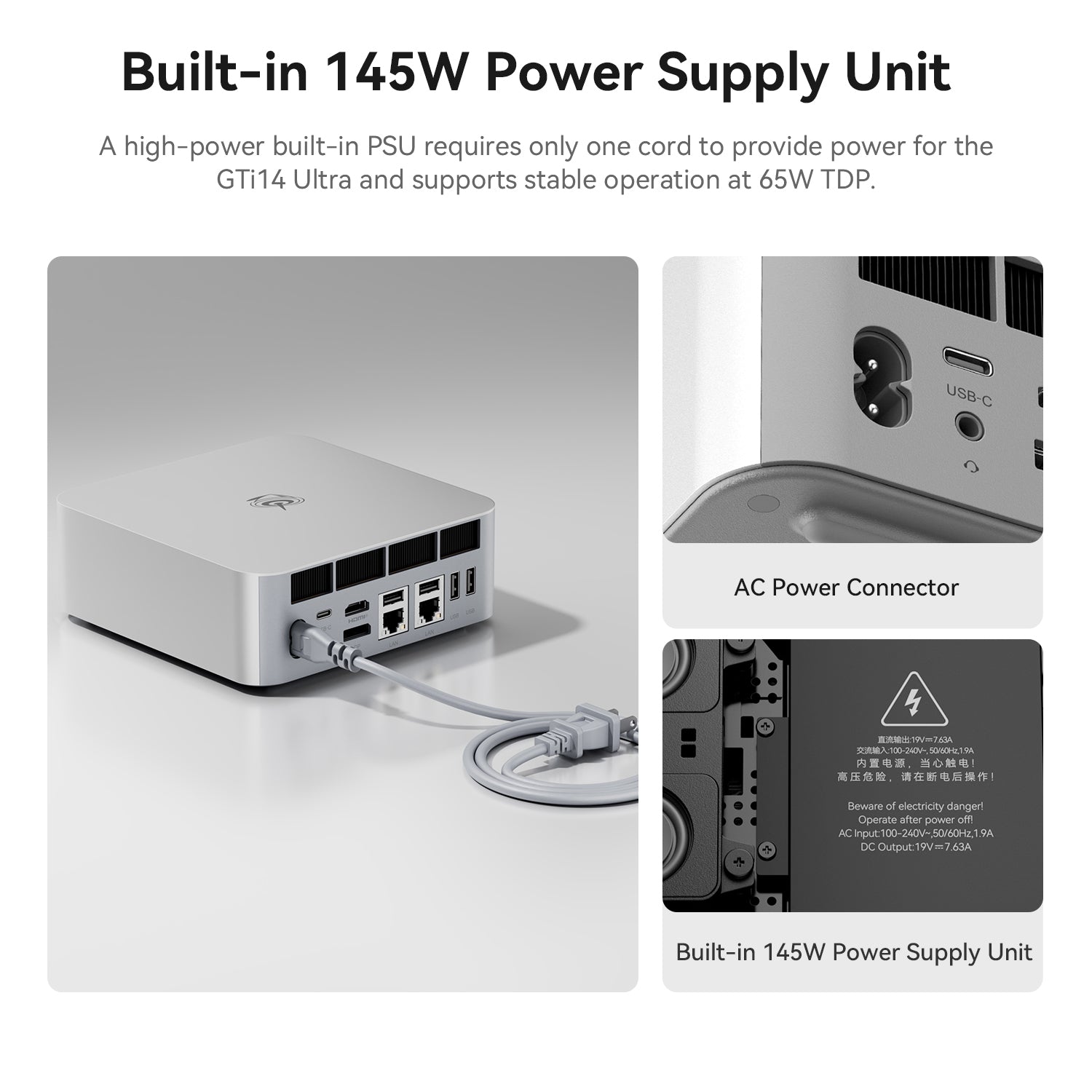 Beelink GTi14 Ultra AI PC Intel® Core™ UItra 7 155H