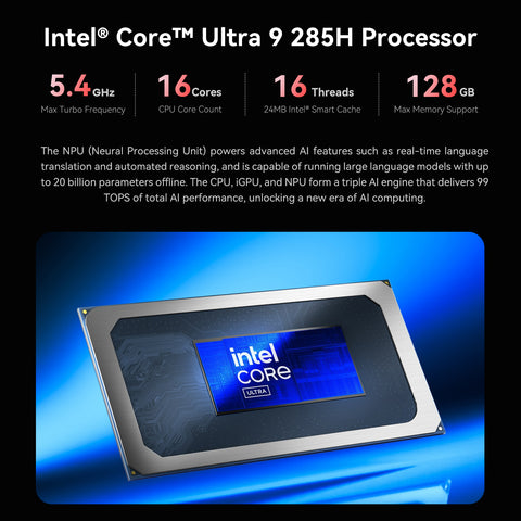 Beelink GTi15 Ultra Intel® Core™ Ultra 9 285H (OpenClaw vorinstalliert)