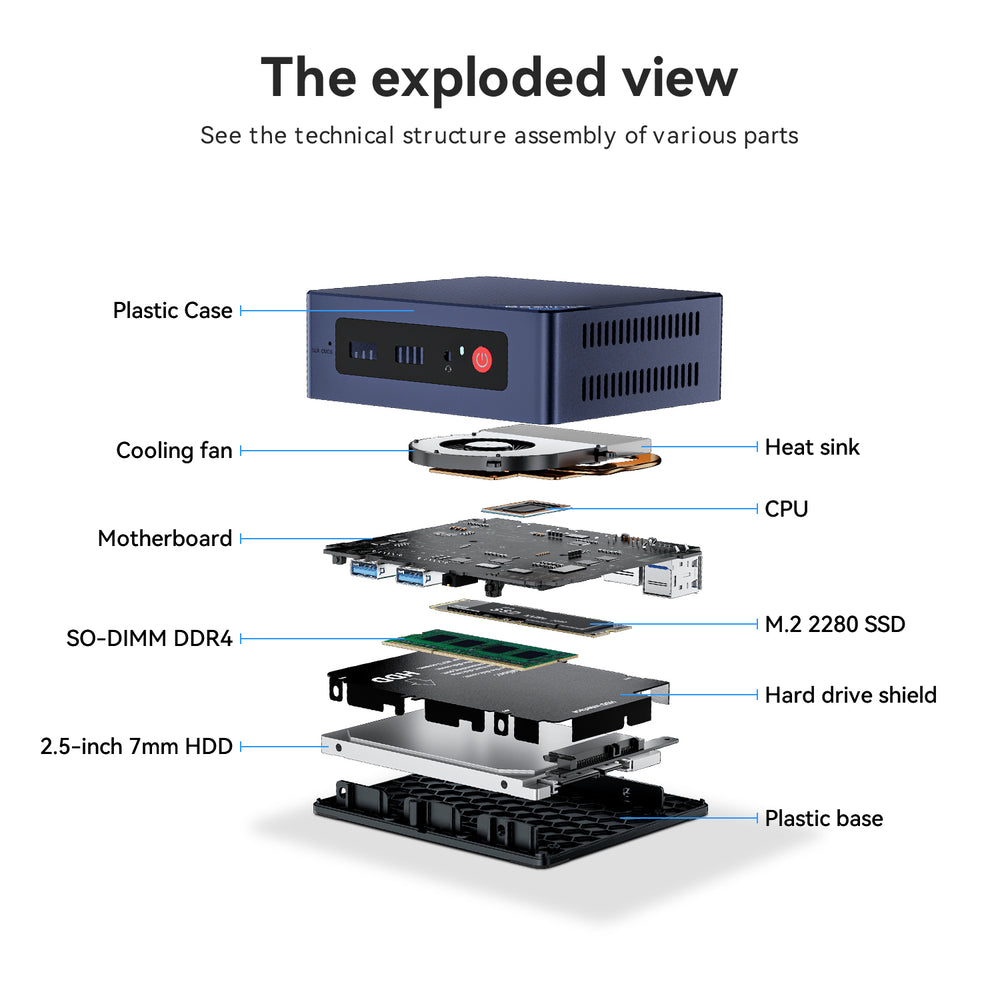 Beelink MINI S12 PRO- Intel N100 Processor 4C/4T Up to 3.4 GHz