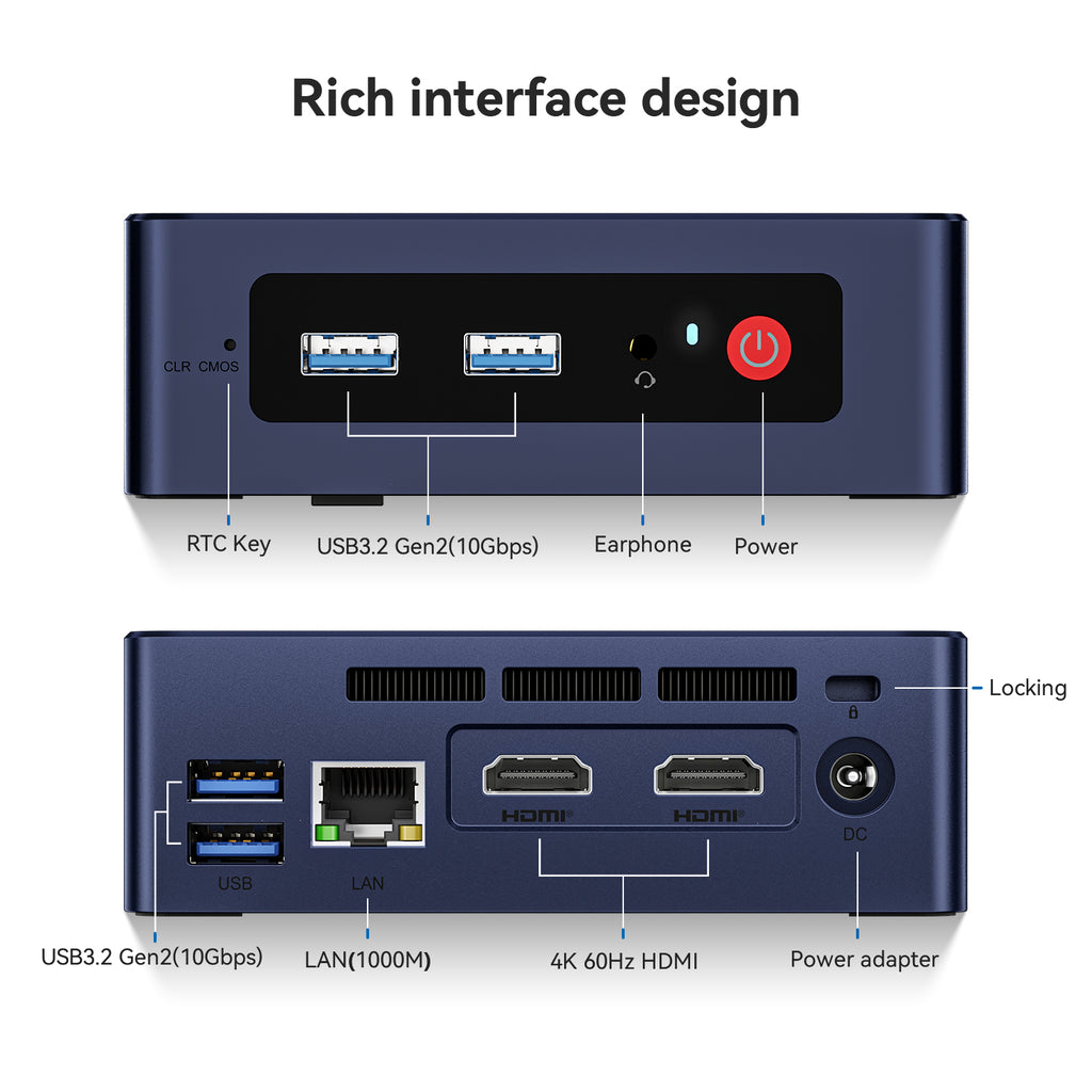 Beelink MINI S12 PRO- Intel N100 Processor 4C/4T Up to 3.4 GHz