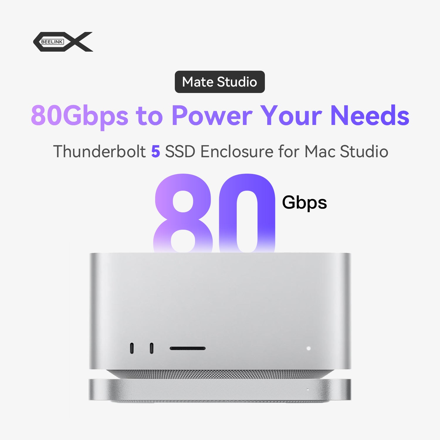 Beelink Mate Studio 80Gbps SSD Enclosure for Mac Studio