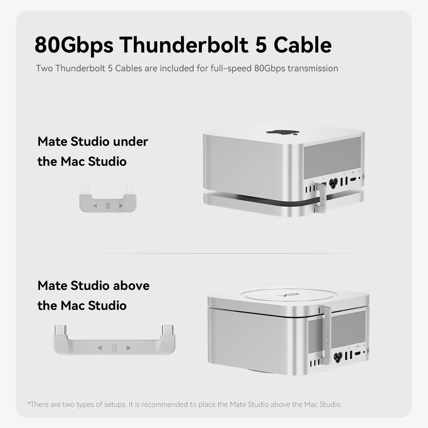 Beelink Mate Studio 80Gbps SSD Enclosure for Mac Studio