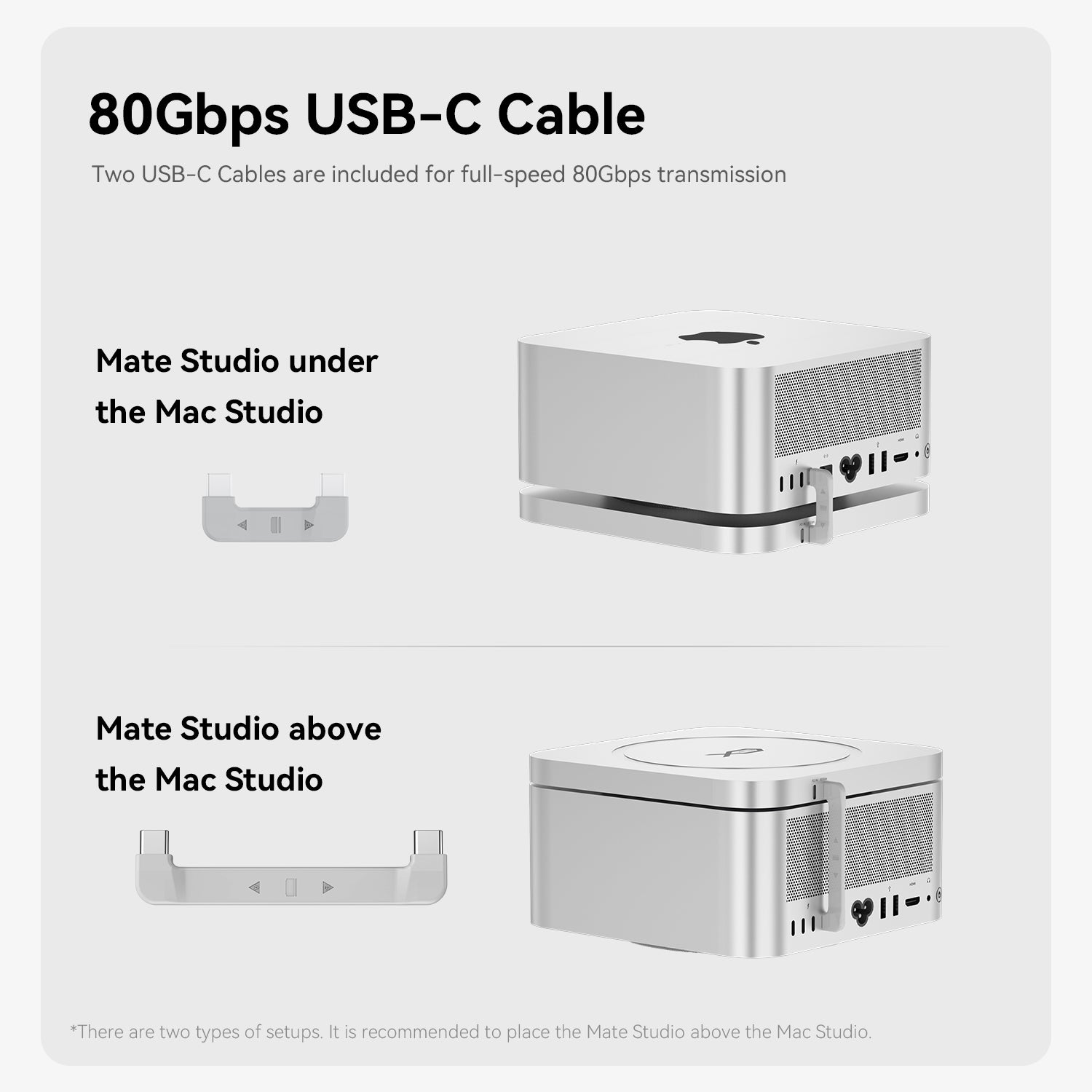 Beelink Mate Studio 80Gbps SSD-Gehäuse für Mac Studio