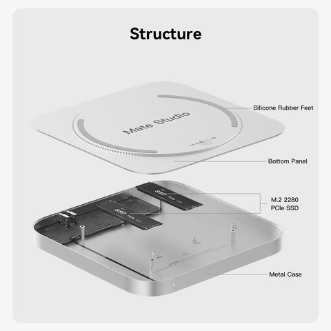 Beelink Mate Studio 80Gbps SSD Enclosure for Mac Studio