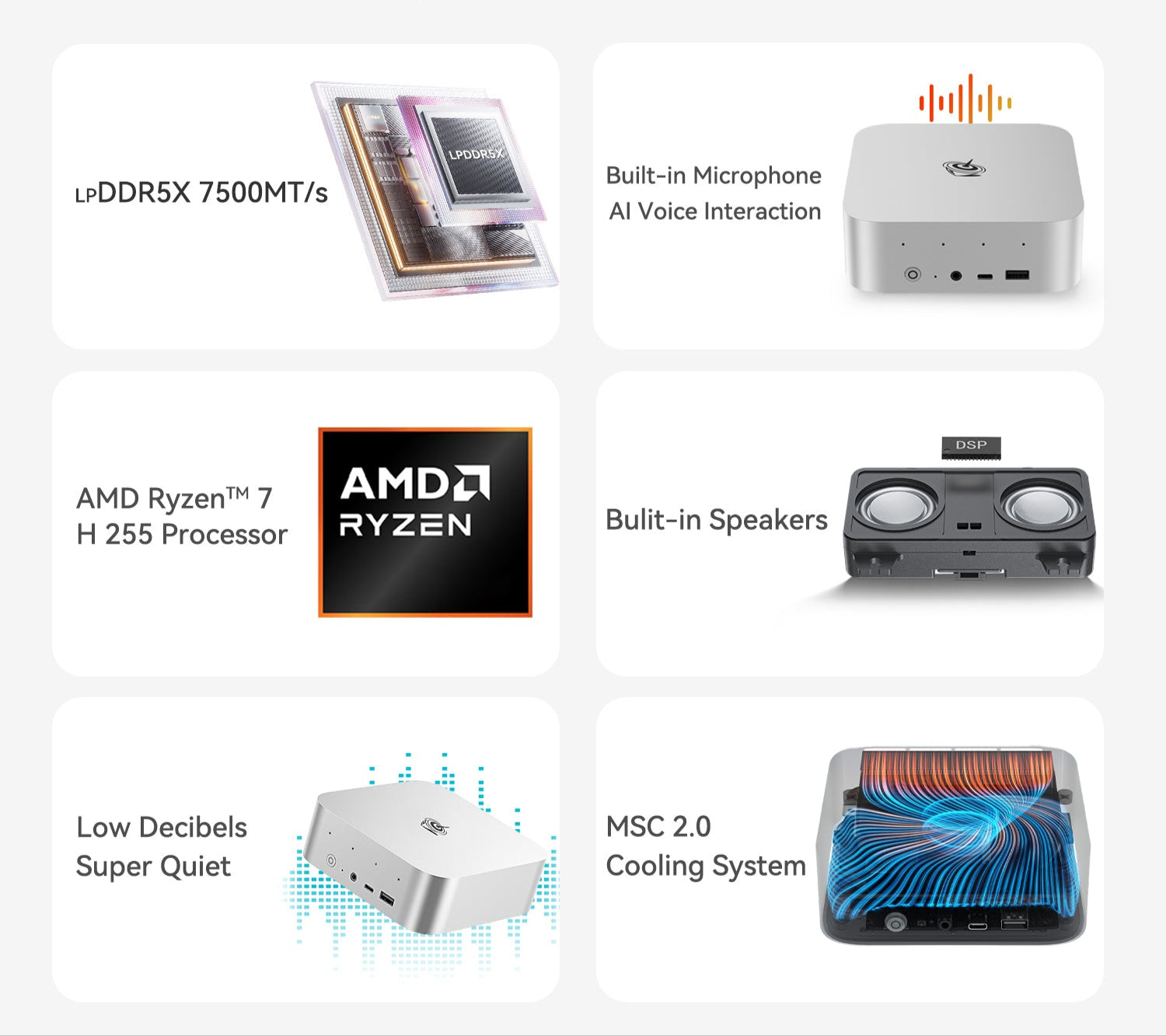 Beelink SER9 Pro AMD Ryzen™ 7 H 255