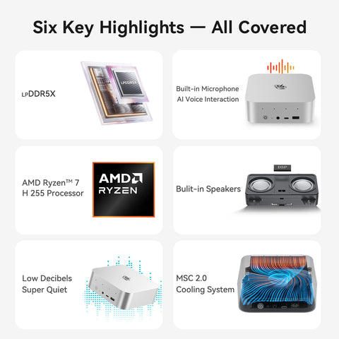 Beelink SER9 Pro AMD Ryzen™ 7 H 255