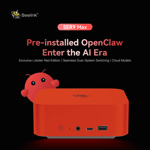 Beelink SER9 MAX AMD Ryzen™ 7 H 255 (OpenClaw pré-installé)