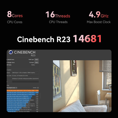 Beelink SER9 MAX AMD Ryzen™ 7 H 255 (OpenClaw pré-installé)
