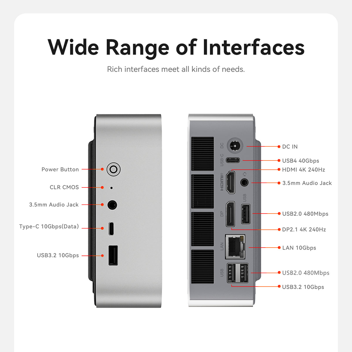 Beelink SER9 MAX AMD Ryzen™ 7H 255/H260/H350