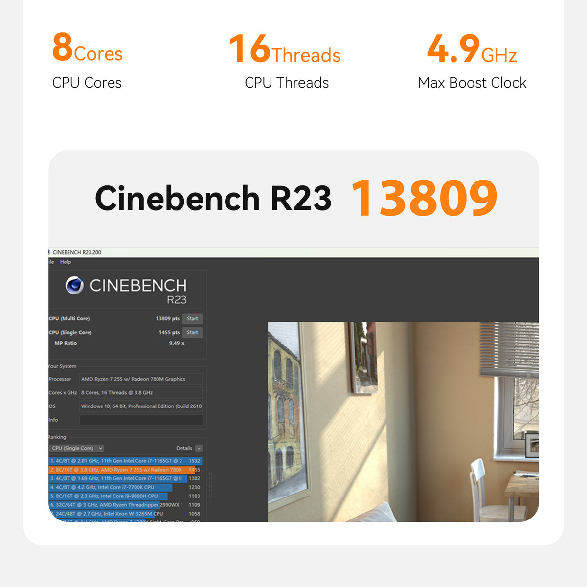 Beelink SER9 Pro AMD Ryzen™ 7H 255