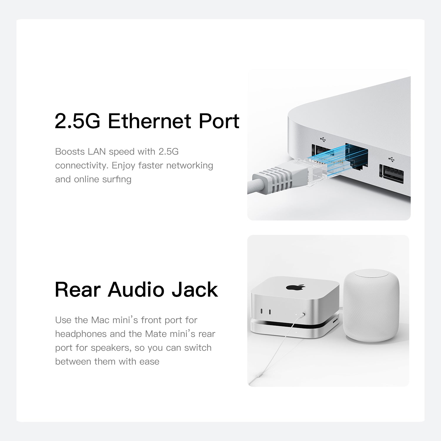 Beelink Mate mini 80Gbps Dock for Mac mini M4